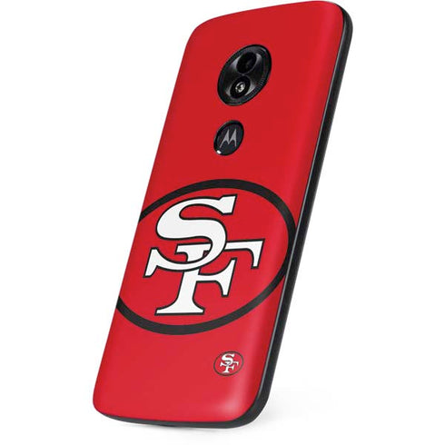 NFL San Francisco 49ers Retro Logo Moto E5 Play Skin